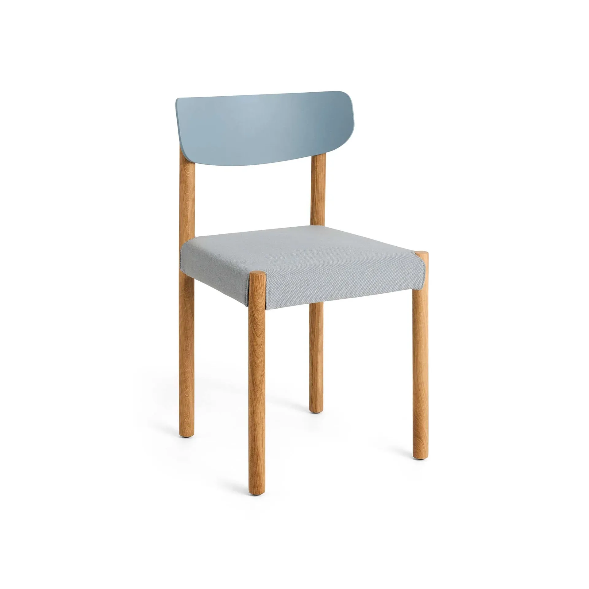 Pack Chair 11 Stuhl, Geölt Eiche-ash blue-Steelcut 140 HAY