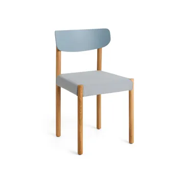 Pack Chair 11 Stuhl - Geölt Eiche-ash blue-Steelcut 140 - HAY