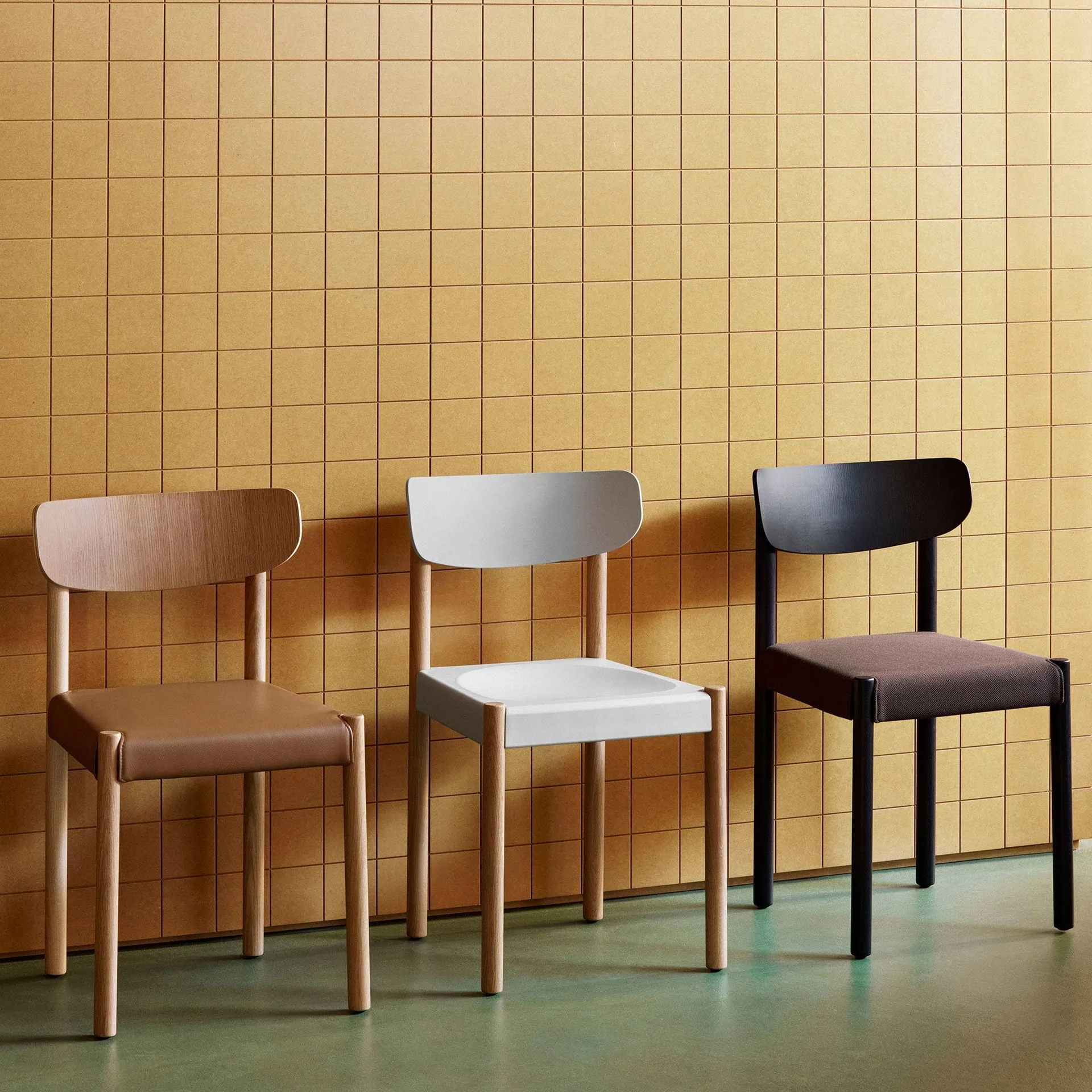 Pack Chair 11 Stuhl, Geölte Eiche-graphite brown-Steelcut 695 HAY