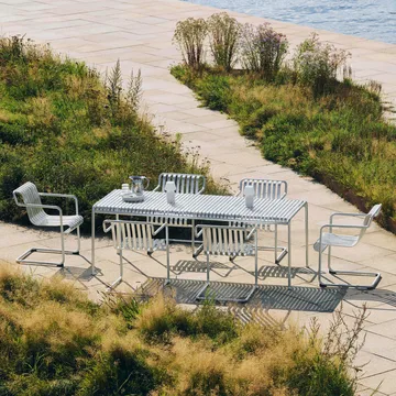 Palissade Cantilever Dining Armlehnstuhl - Hot galvanised steel - HAY