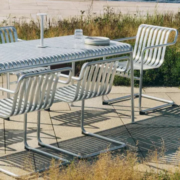 Palissade Cantilever Dining Armlehnstuhl - Hot galvanised steel - HAY