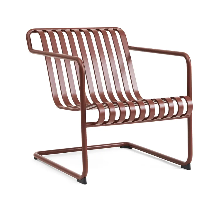Palissade Cantilever Low Loungesessel - Iron red - HAY