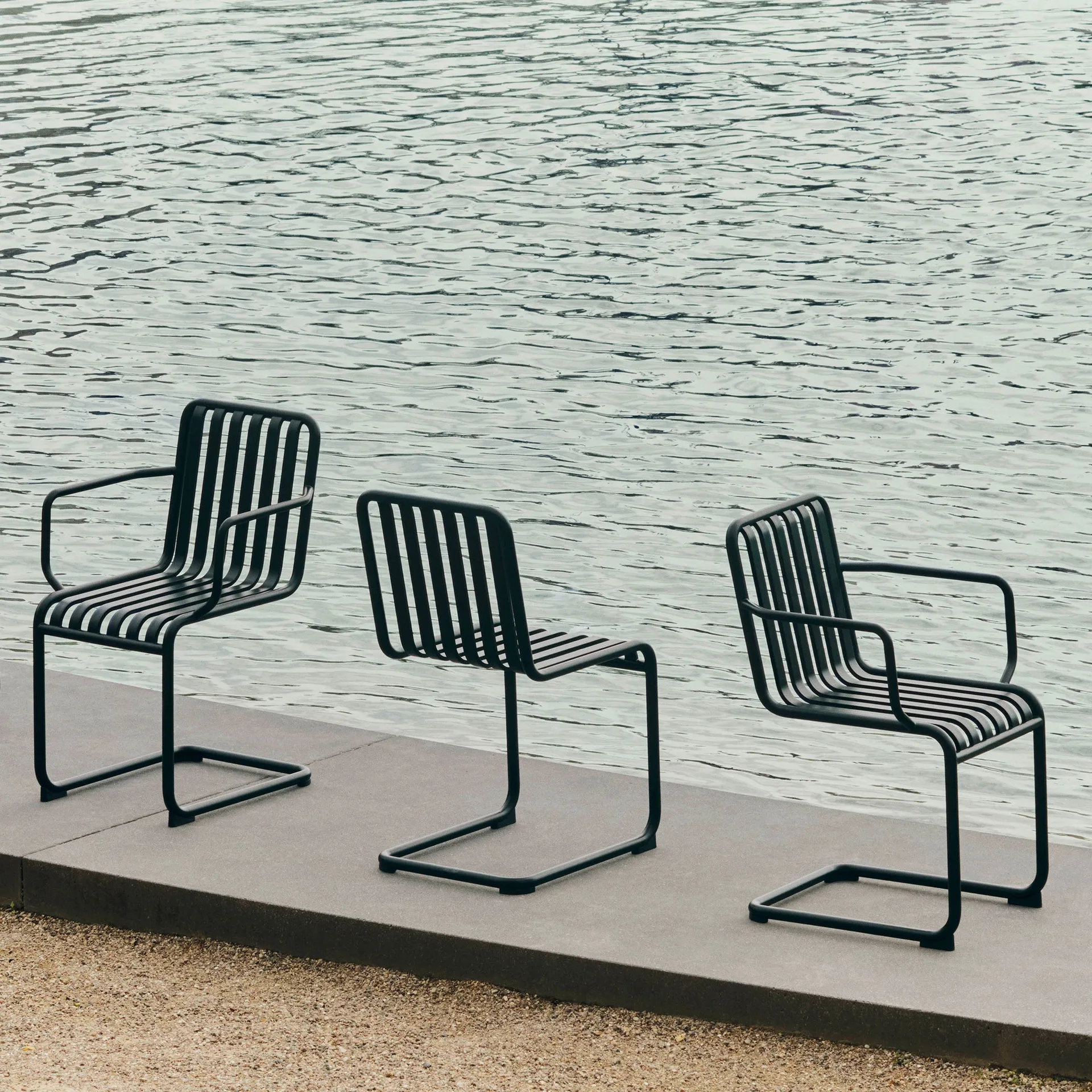 Palissade Cantilever Stuhl, Anthracite HAY