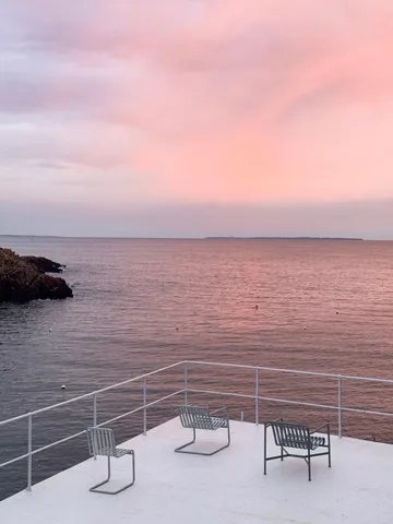 Palissade Cantilever Stuhl - Hot galvanised steel - HAY