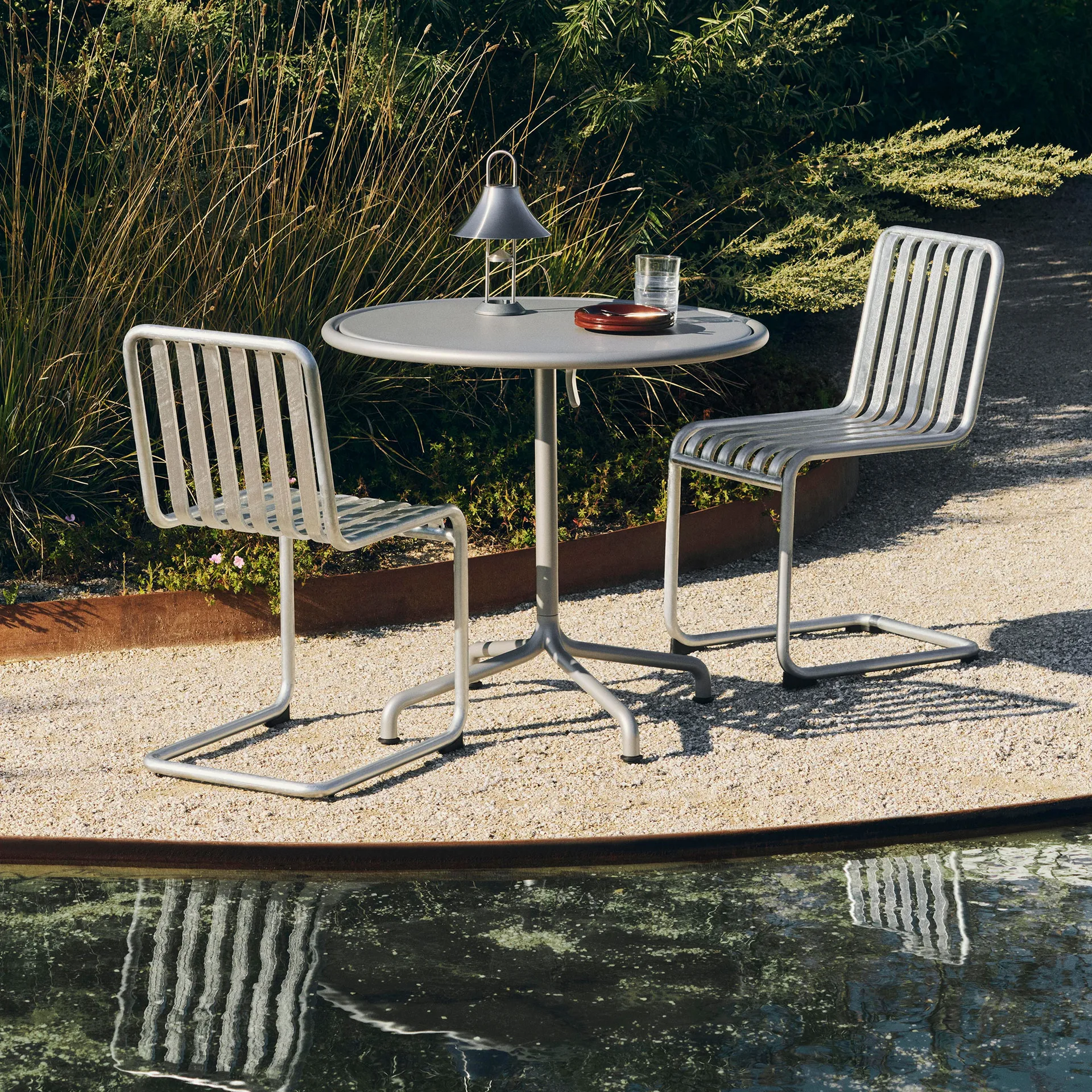 Palissade Cantilever Stuhl, Sky grey HAY