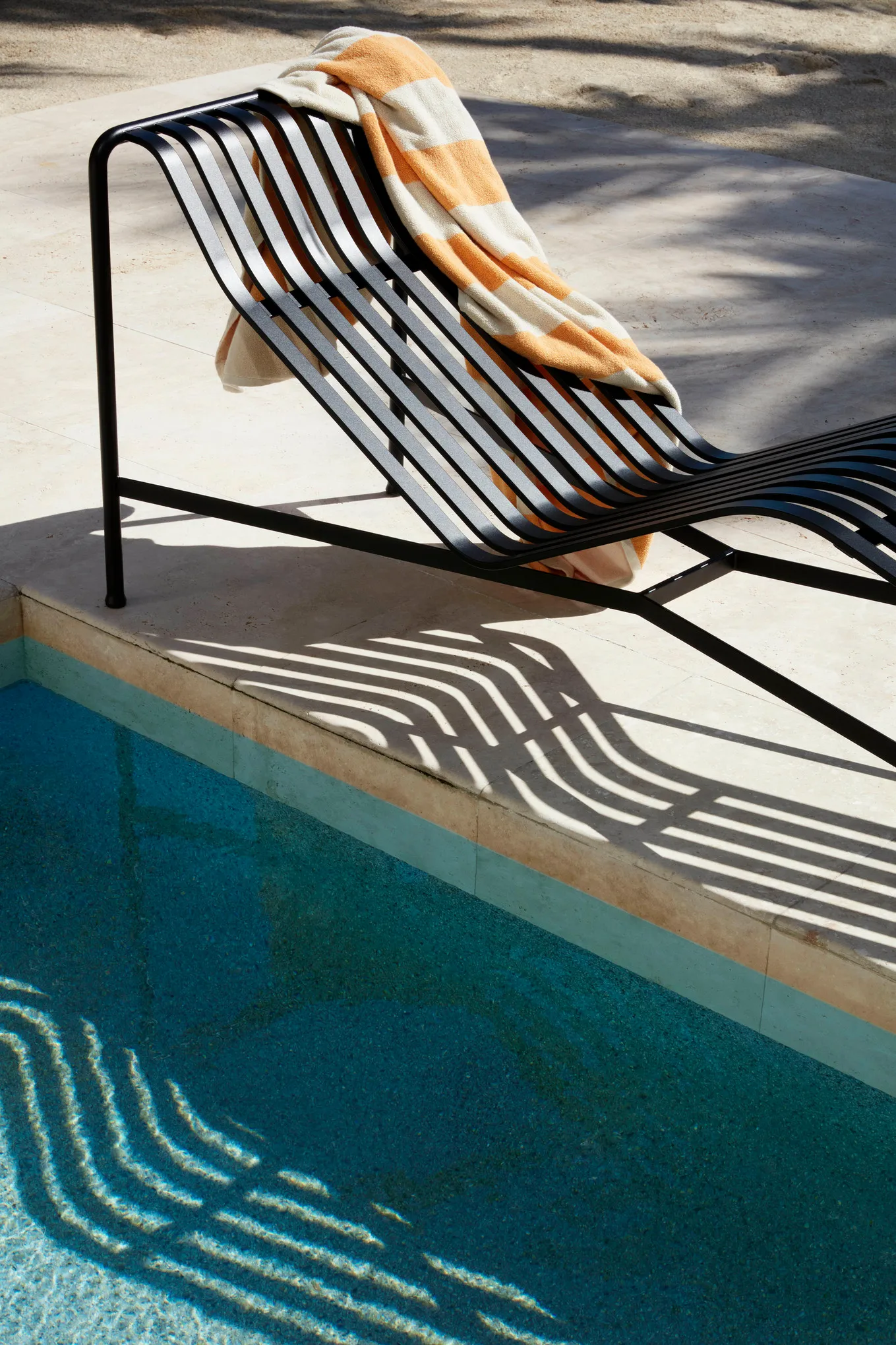 Palissade Chaiselongue, Anthracite HAY