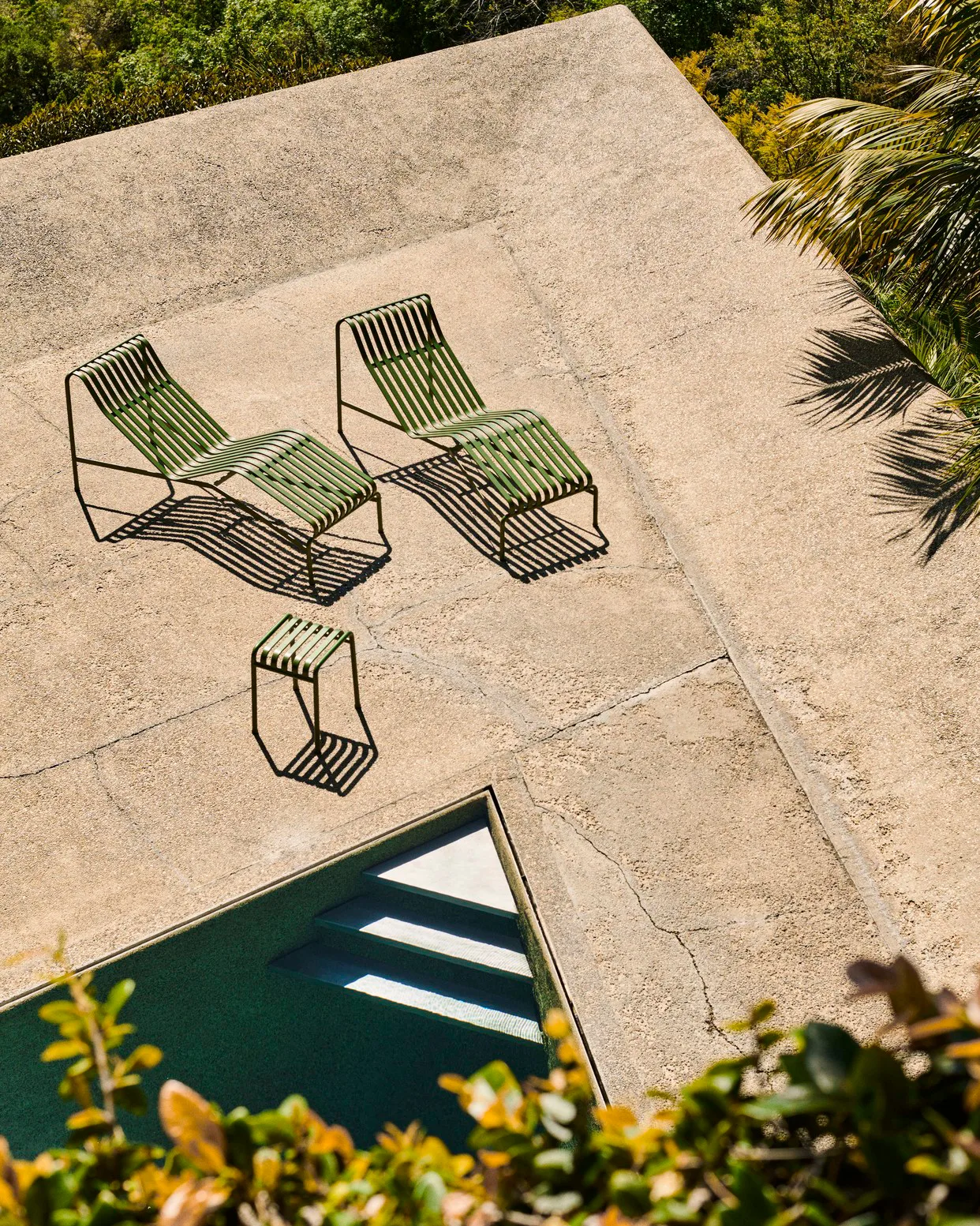 Palissade Chaiselongue, Olive HAY