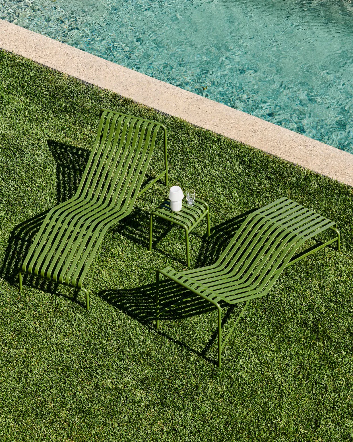 Palissade Chaiselongue, Olive HAY