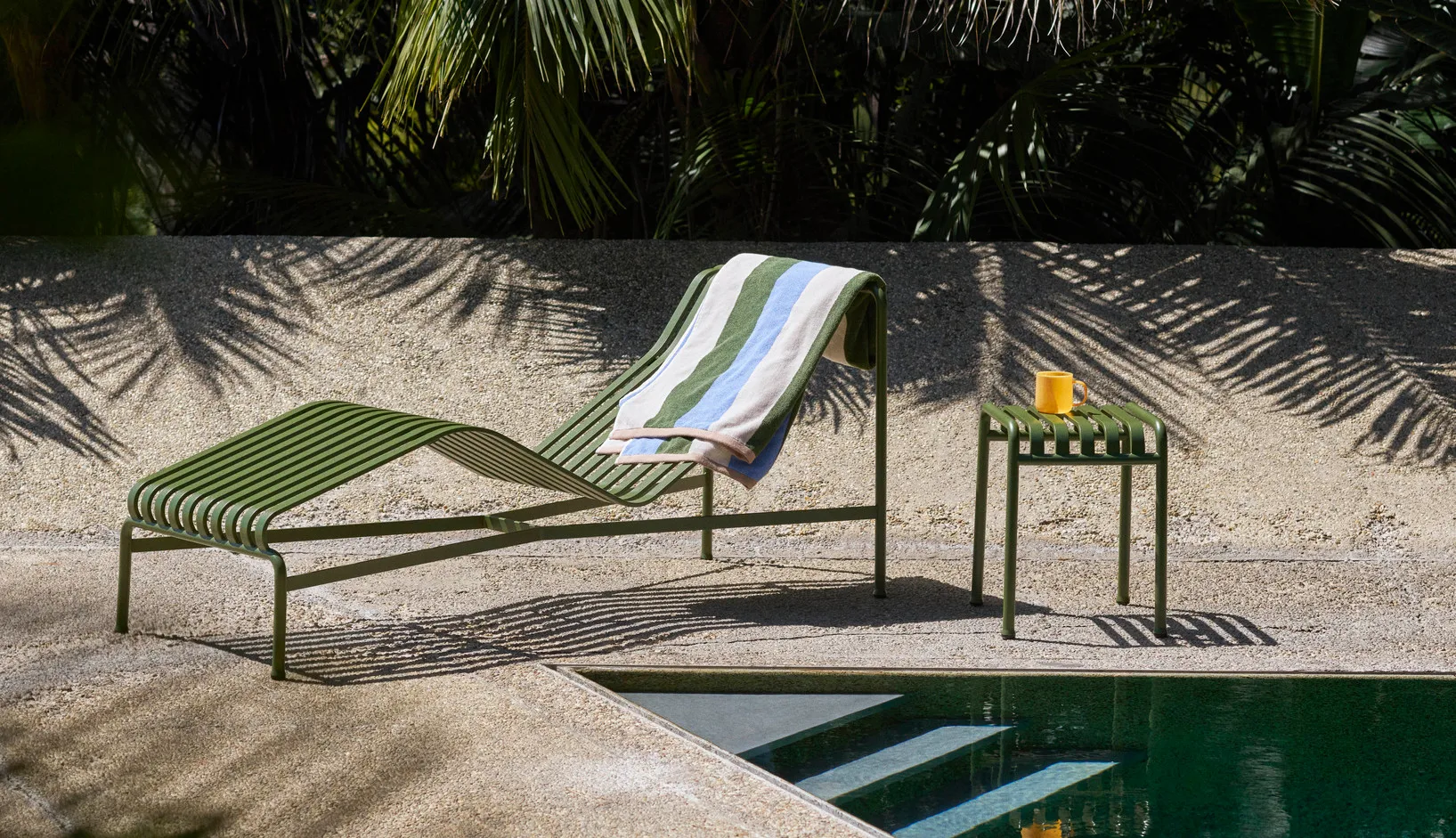 Palissade Chaiselongue, Olive HAY