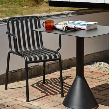 Palissade Cone quadratischer Café-Tisch 65x65 cm - Anthracite - HAY