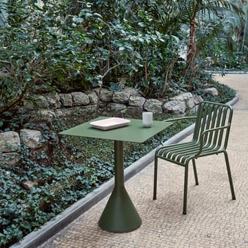Palissade Cone quadratischer Café-Tisch 65x65 cm - Olive - HAY