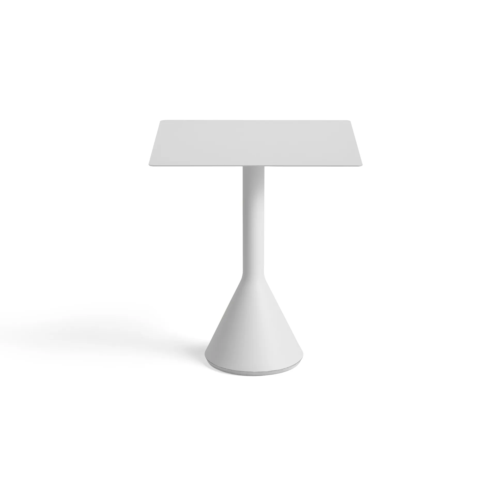 Palissade Cone quadratischer Café-Tisch 65x65 cm, Sky grey HAY