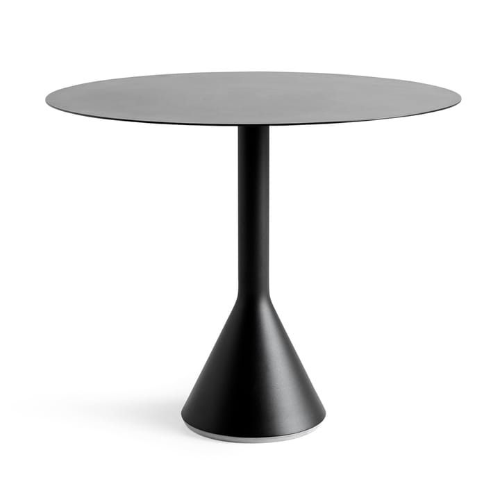 Palissade Cone runder Café-Tisch - Anthracite, ø90 - HAY