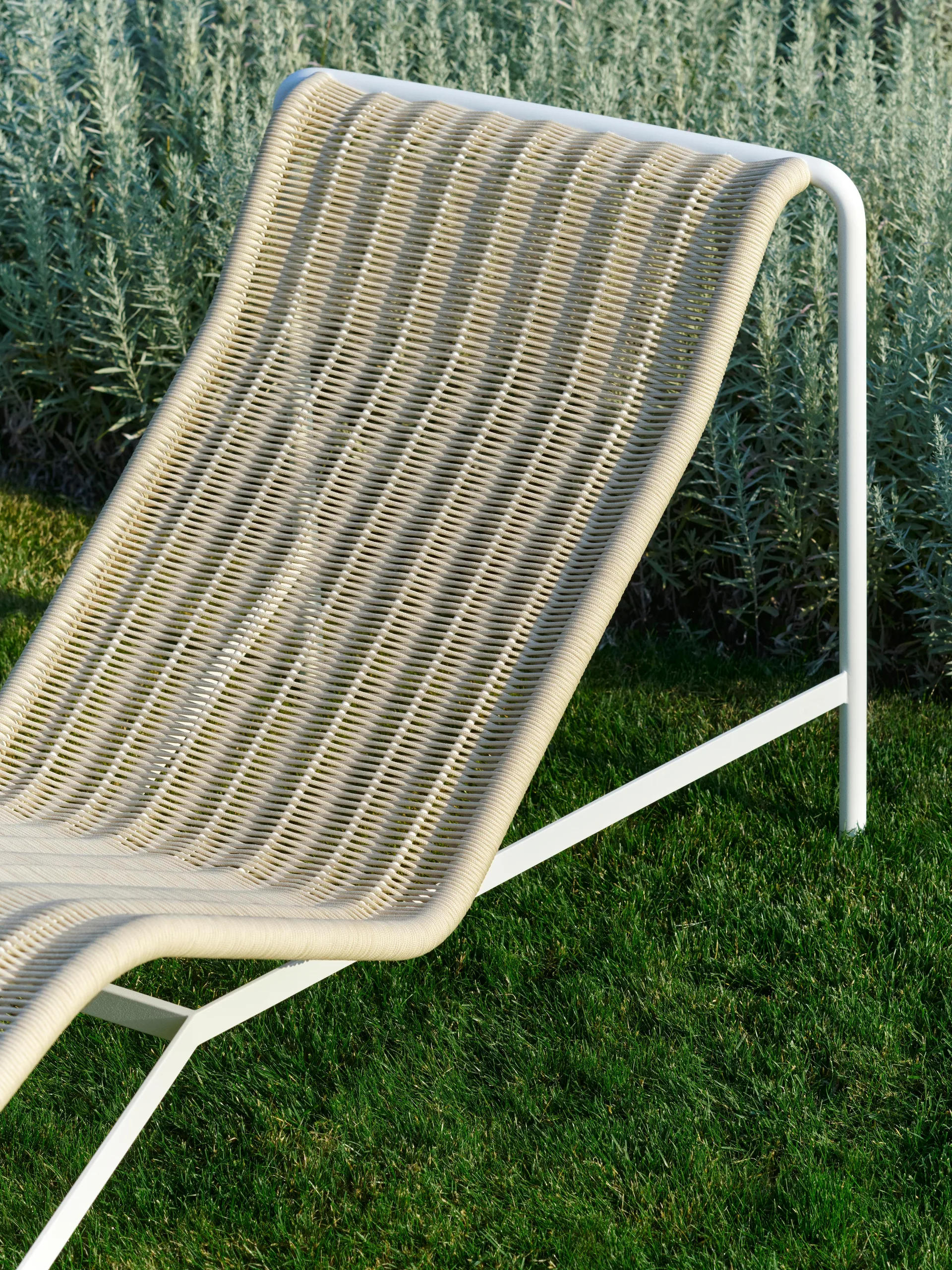 Palissade Cord Chaiselongue, Cream white HAY