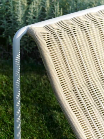 Palissade Cord Chaiselongue - Cream white - HAY