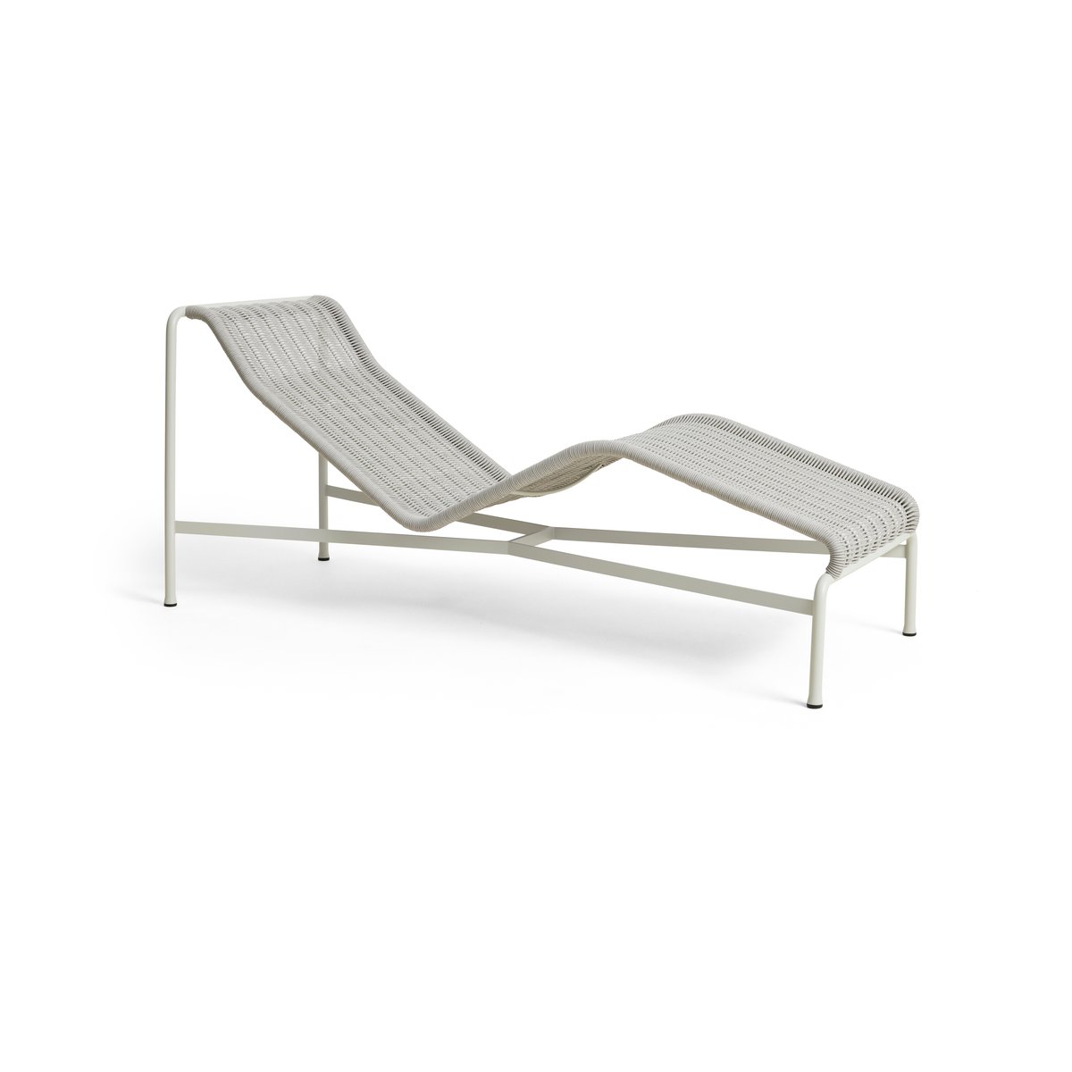 HAY Palissade Cord Chaiselongue Sky grey