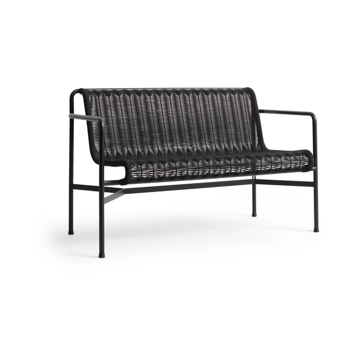 Palissade Cord Dining Bank mit Armlehnen - Anthracite - HAY