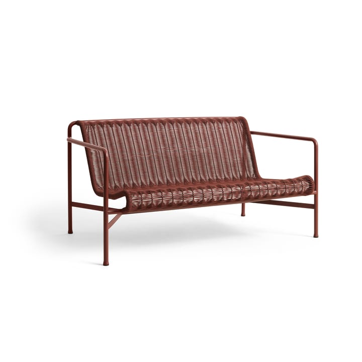 Palissade Cord Loungesofa - Iron red - HAY