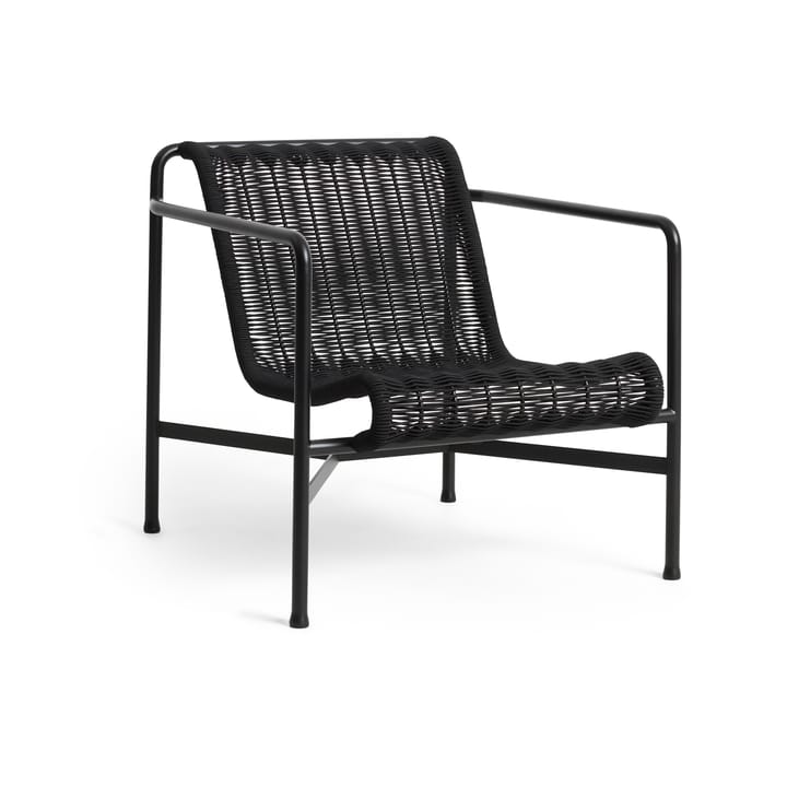 Palissade Cord Low Lounge-Sessel - Anthracite - HAY