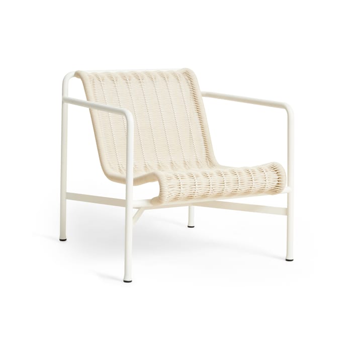 Palissade Cord Low Lounge-Sessel - Cream white - HAY