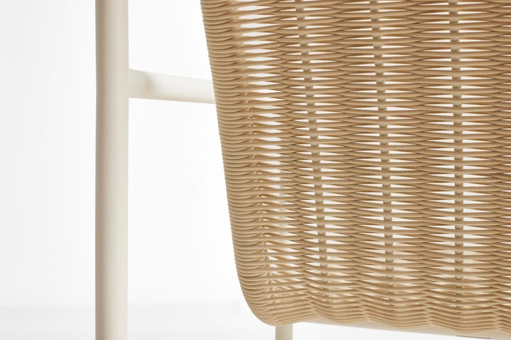 Palissade Cord Low Lounge-Sessel, Cream white HAY