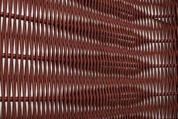 Palissade Cord Low Lounge-Sessel - Iron red - HAY