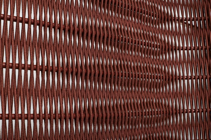 Palissade Cord Low Lounge-Sessel, Iron red HAY