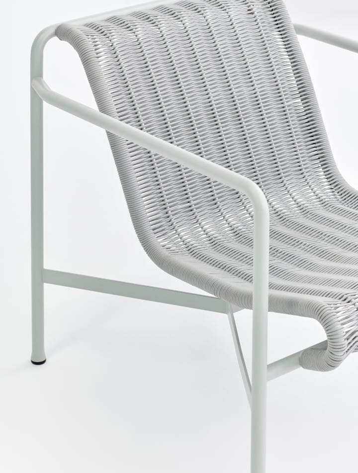 Palissade Cord Low Lounge-Sessel, Sky grey HAY