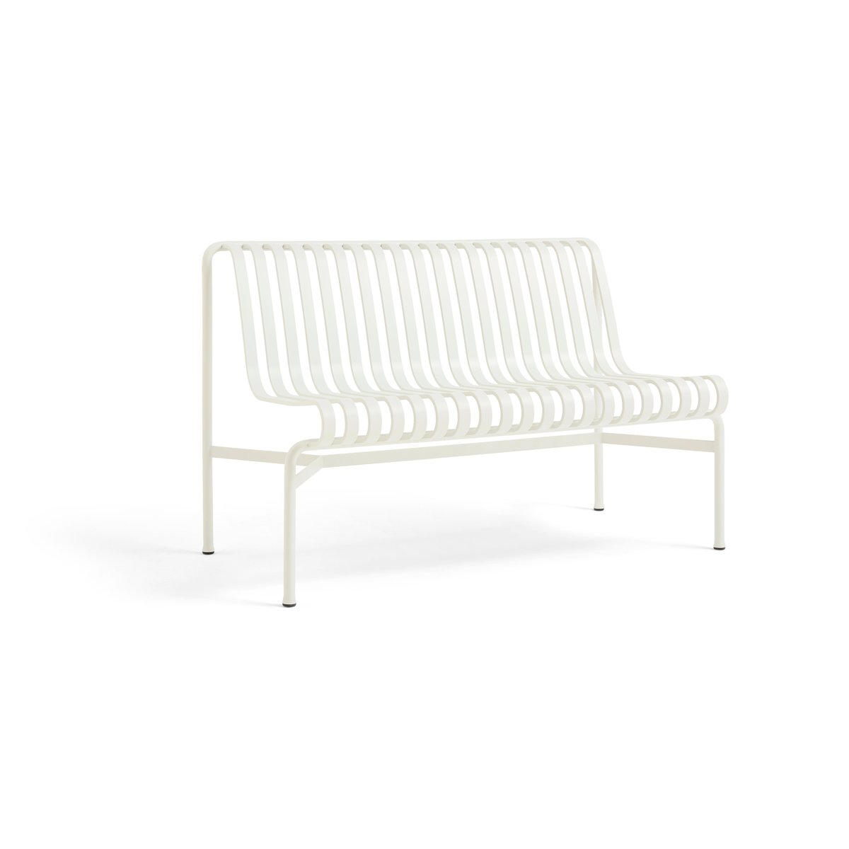 HAY Palissade Dining Bank ohne Armlehnen Cream white