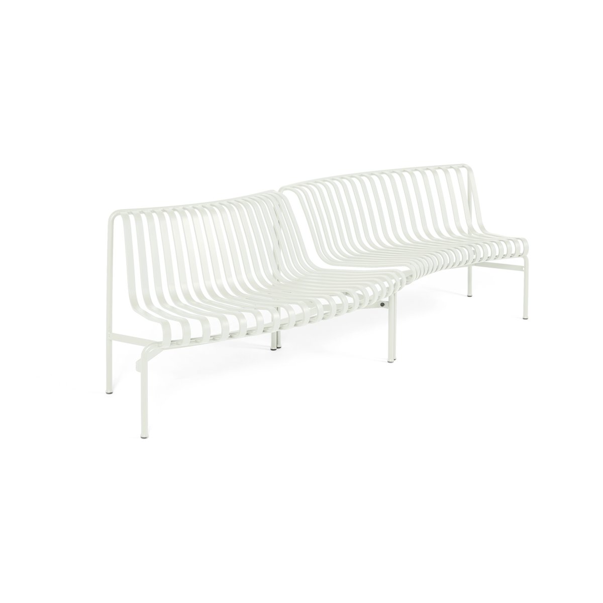 HAY Palissade Dining Parkbank in-out Cream white