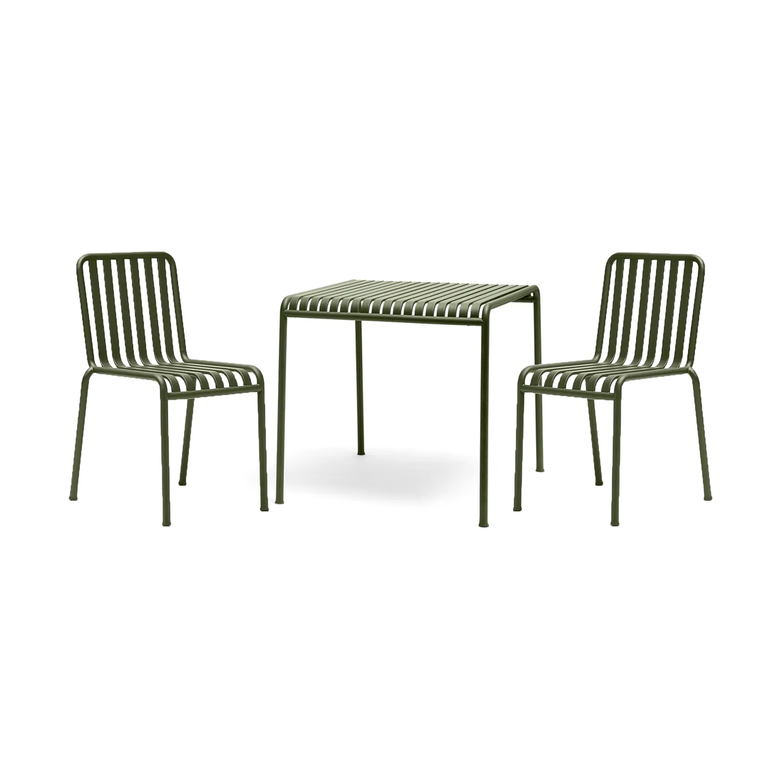Palissade Essgruppe 2 Stühle 82,5x90 cm - Olive,  HAY