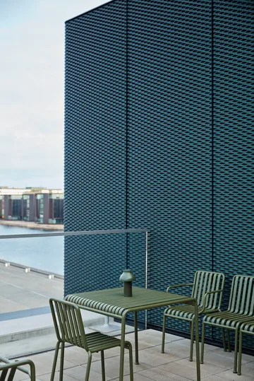 Palissade Essgruppe 2 Stühle 82,5x90 cm - Olive - HAY