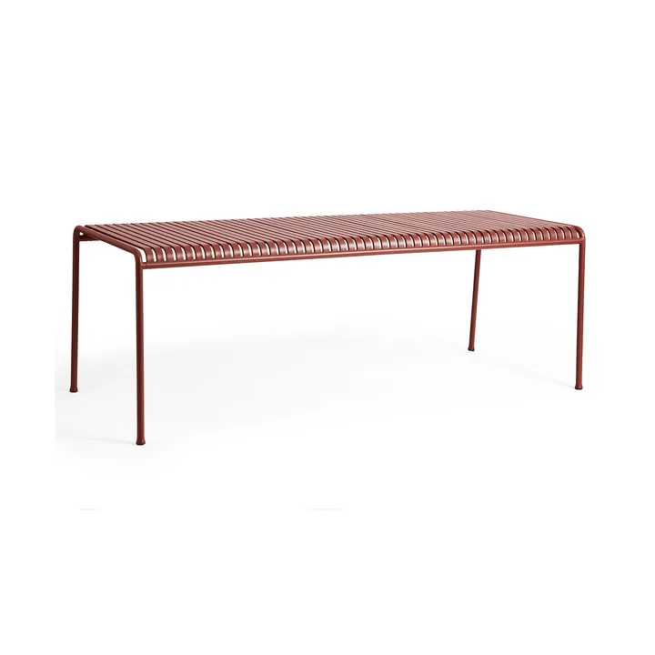 Palissade Esstisch 220x90 cm - Iron red - HAY