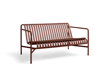 Palissade Lounge-Sofa - Iron red - HAY