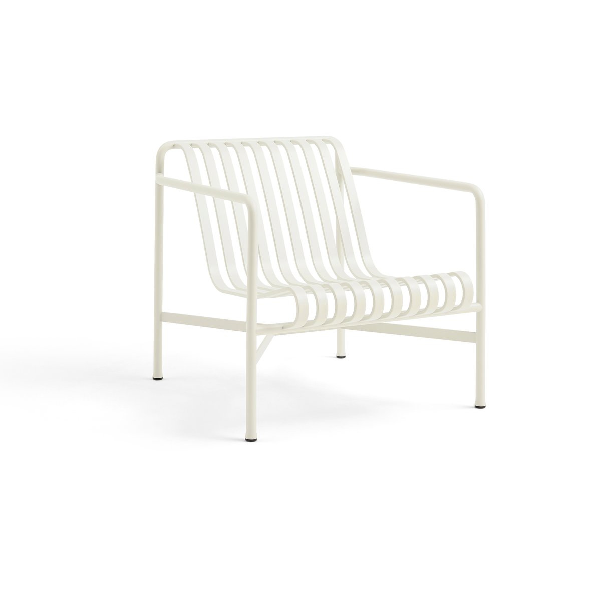 HAY Palissade Low Lounge-Sessel Cream white