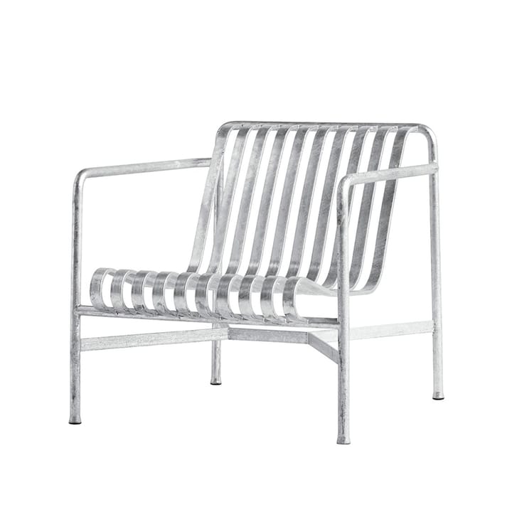 Palissade Low Lounge-Sessel - Hot galvanized - HAY