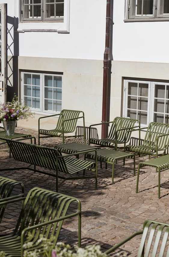 Palissade Low Lounge-Sessel, Olive HAY