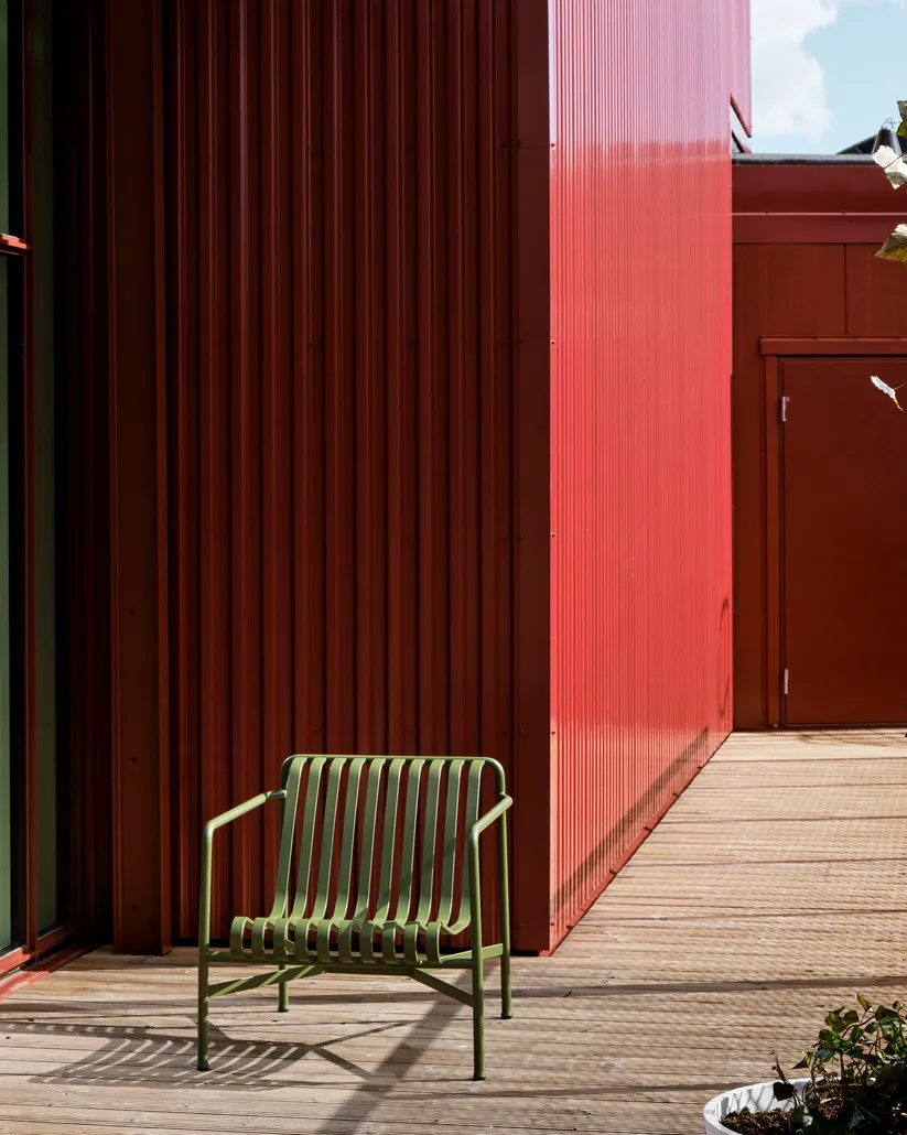 Palissade Low Lounge-Sessel, Olive HAY