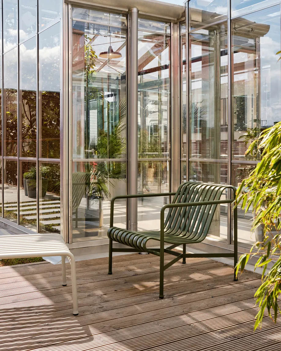 Palissade Low Lounge-Sessel, Olive HAY