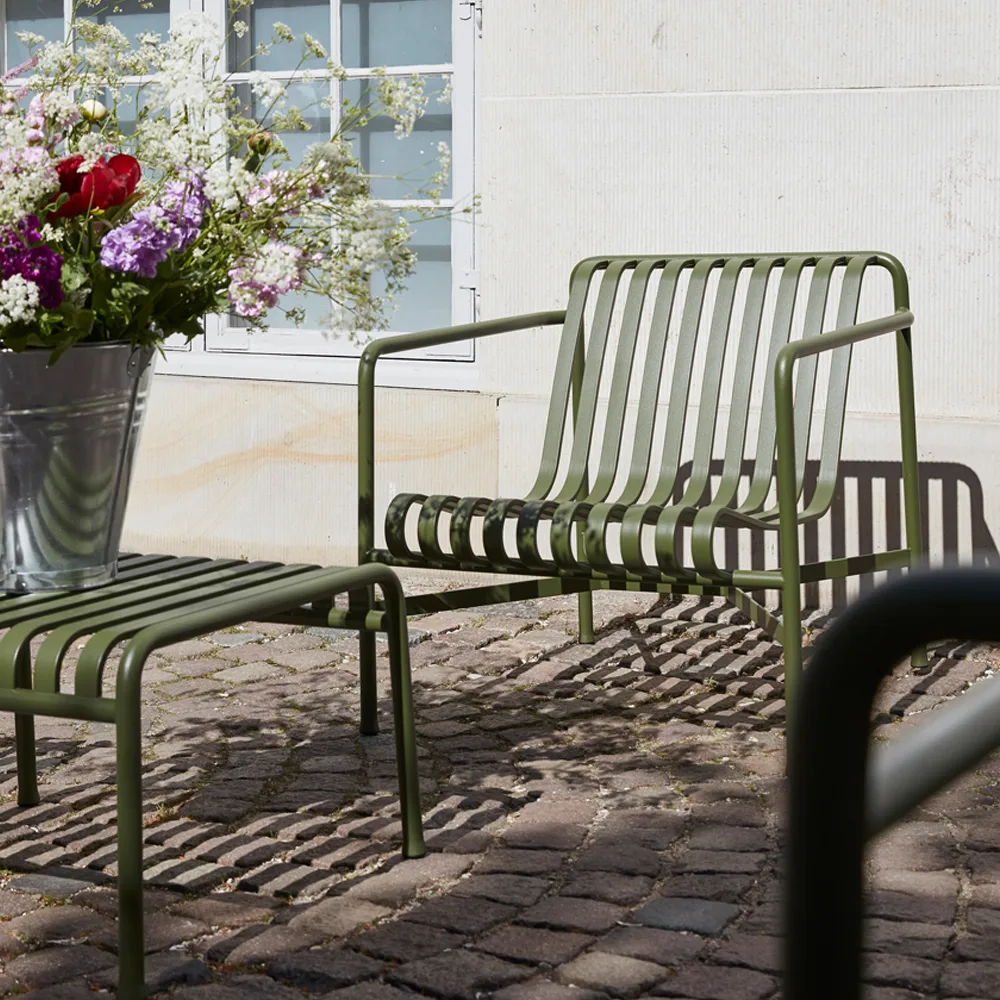 Palissade Low Lounge-Sessel, Olive HAY