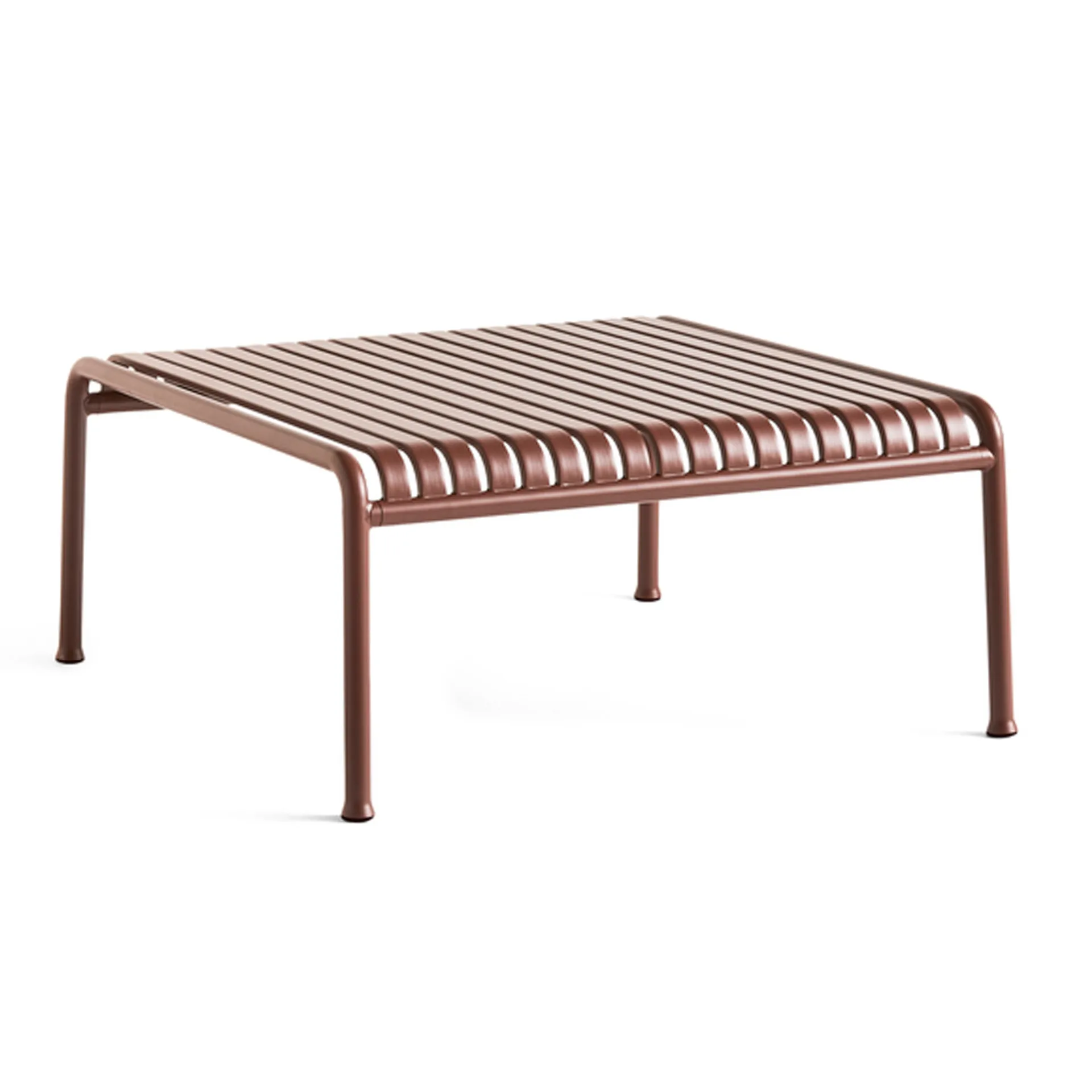 Palissade Low Table Tisch 81,5x86x38 cm, Iron red HAY