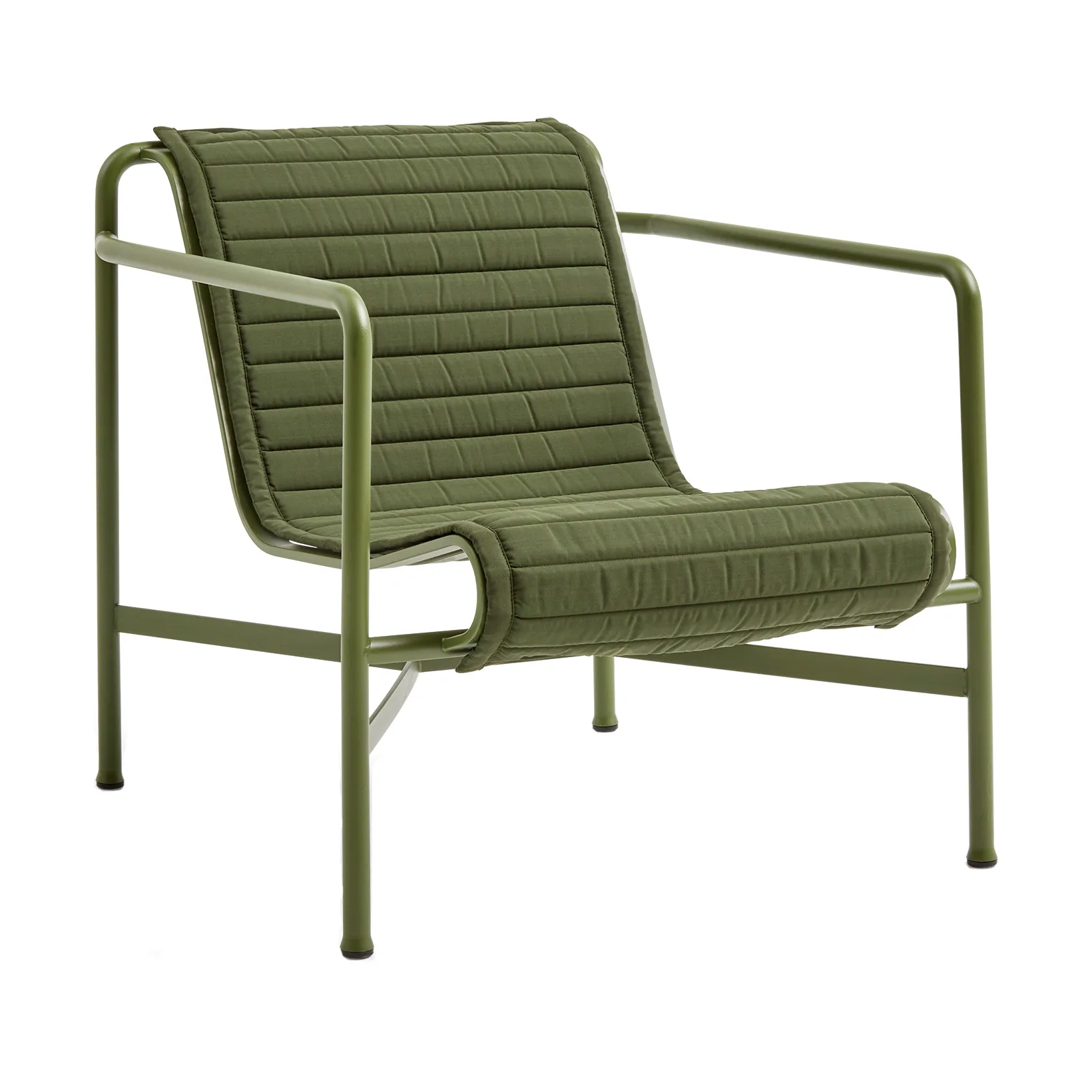 Palissade Quilted Kissen, Olive, für Lounge-Sessel low HAY