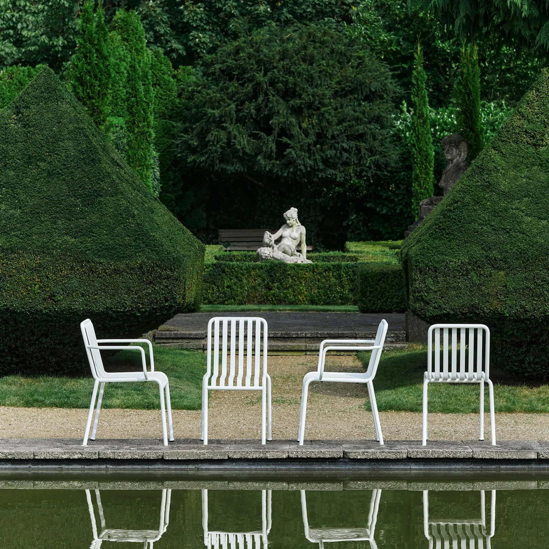 Palissade Sessel, Cream white HAY