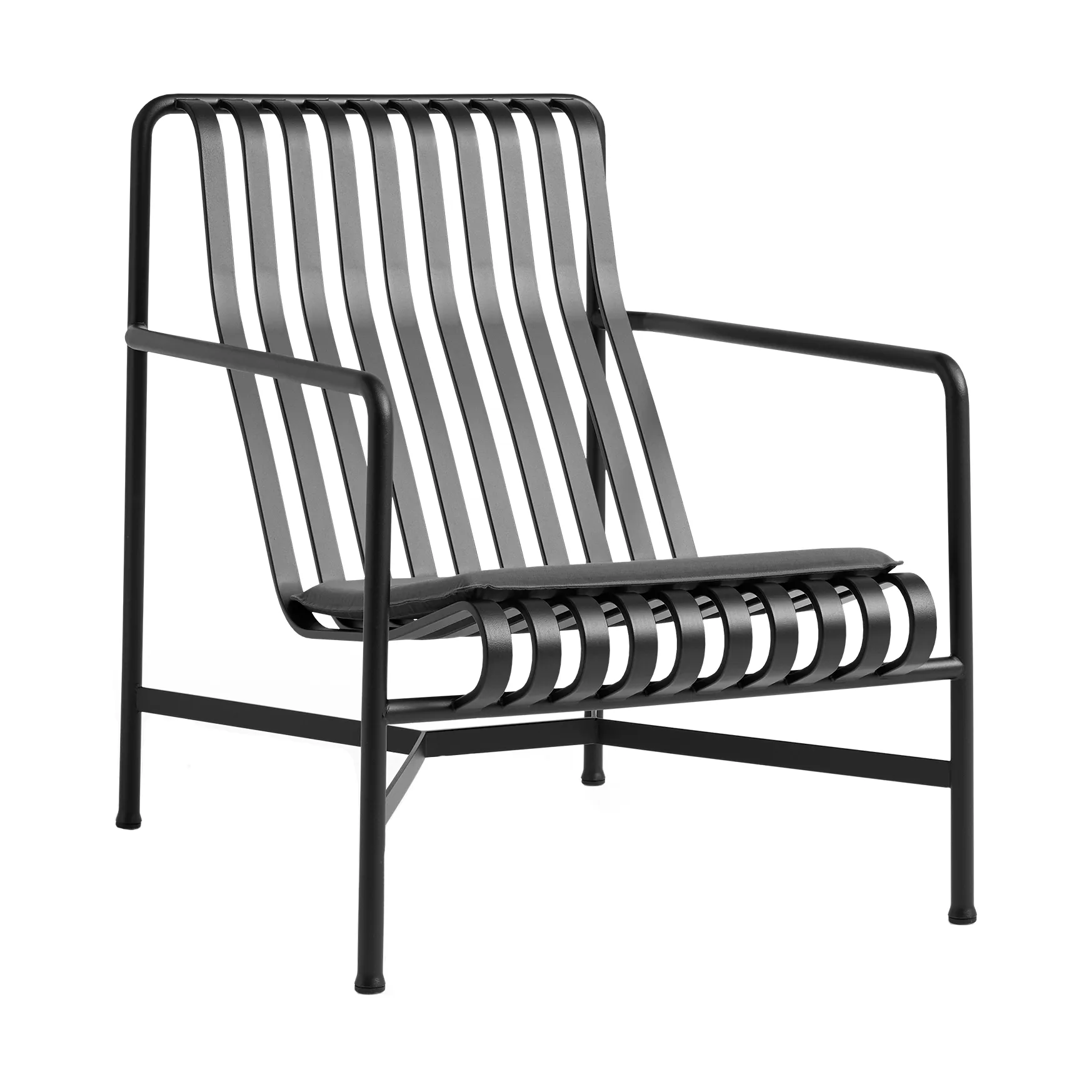 Palissade Sitzkissen für Lounge-Sessel high & low, Anthracite HAY