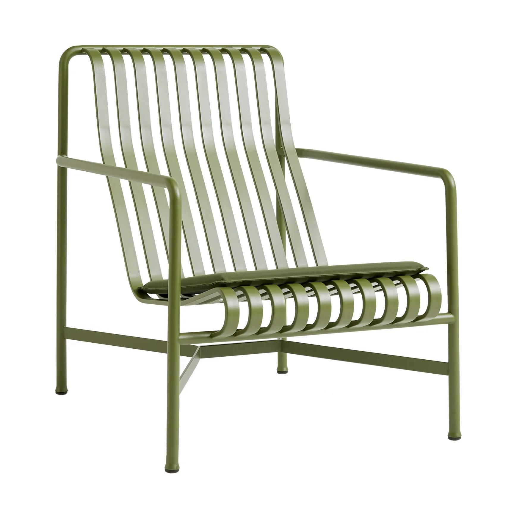 Palissade Sitzkissen für Lounge-Sessel high & low, Olive HAY