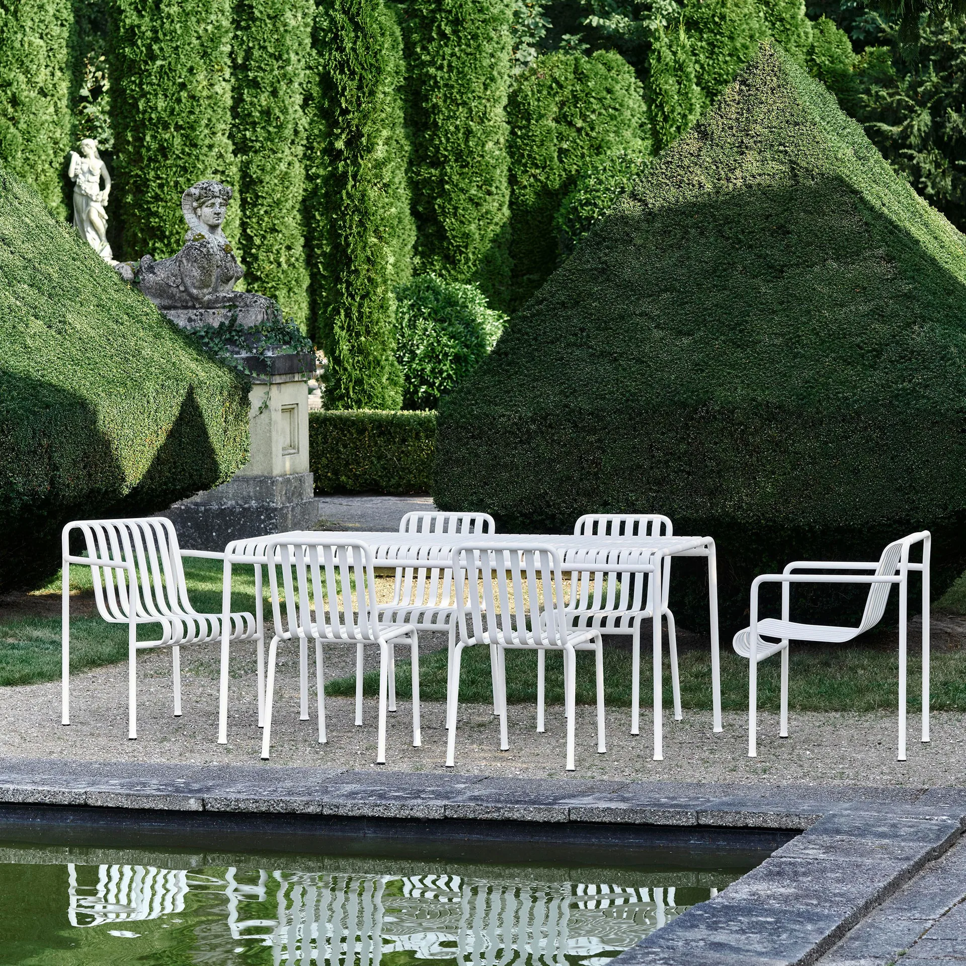 Palissade Stuhl, Cream white HAY