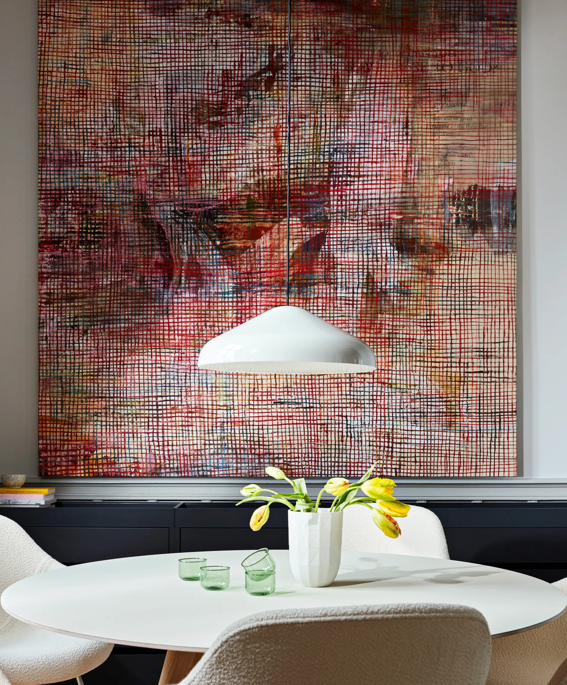 Pao Steel Pendelleuchte Ø47cm, Cream white HAY