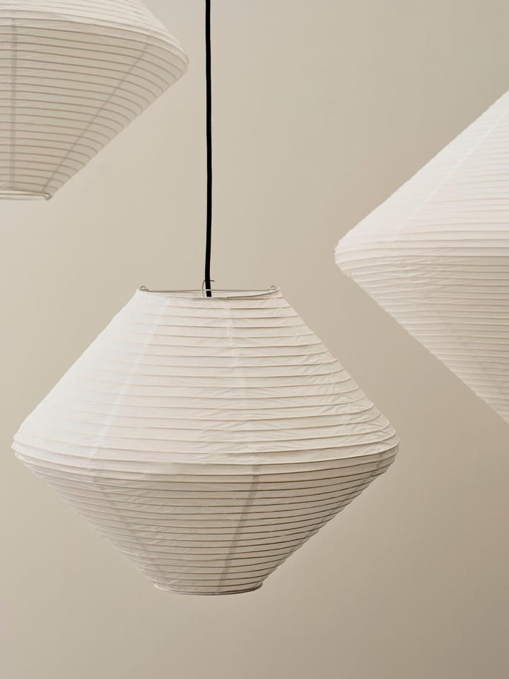 Paper Shade Diamond Lampenschirm, Classic white, Ø50 cm HAY