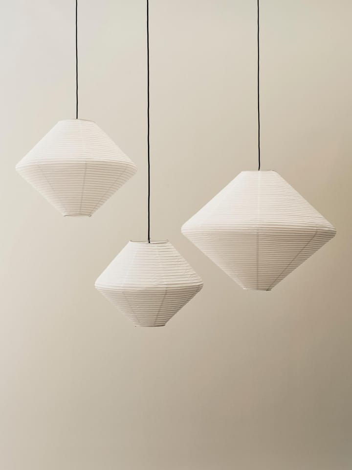 Paper Shade Diamond Lampenschirm, Classic white, Ø60 cm HAY