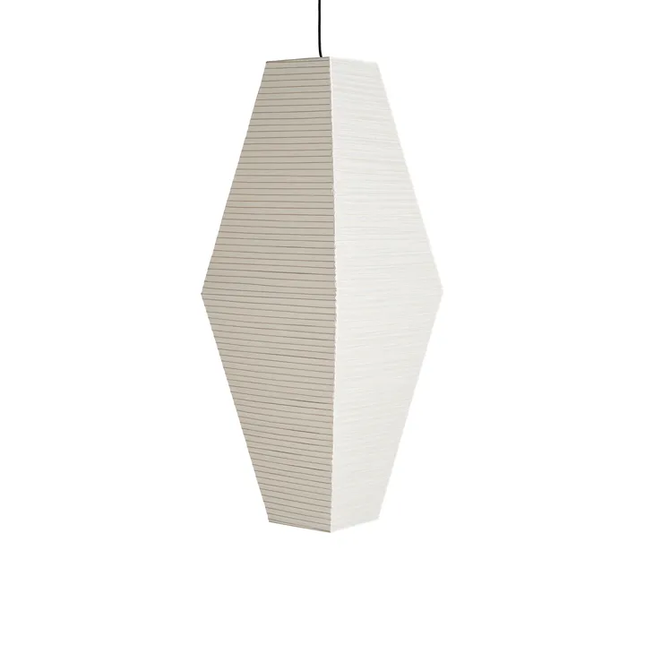 Paper Shade Prism Lampenschirm - Classic white, 40x110 cm - HAY
